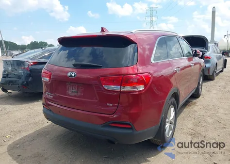 2016 Kia Sorento 2.4L Lx from USA, damaged, VIN 5XYPGDA35GG106197